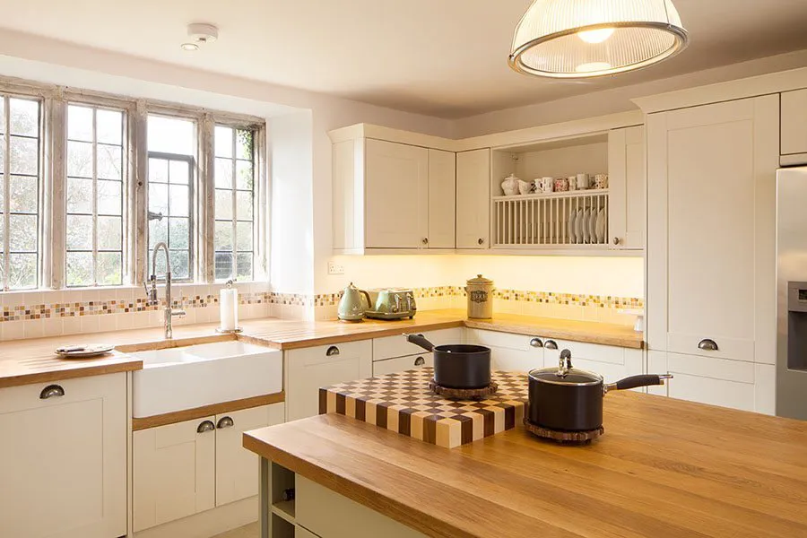 Decoración con tableros entablonados