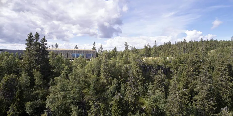 Una cabaña de montaña