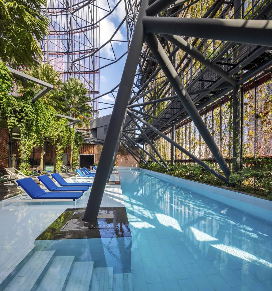 Un rascacielos tropical