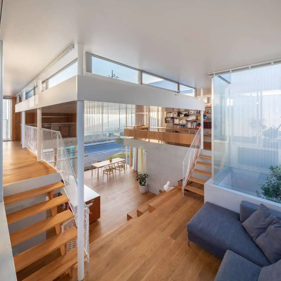 Una casa tráslucida