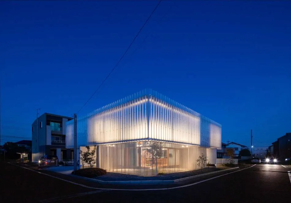 Una casa tráslucida