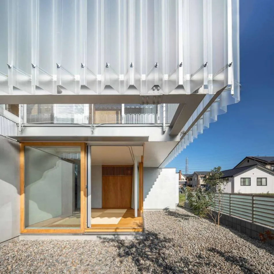 Una casa tráslucida