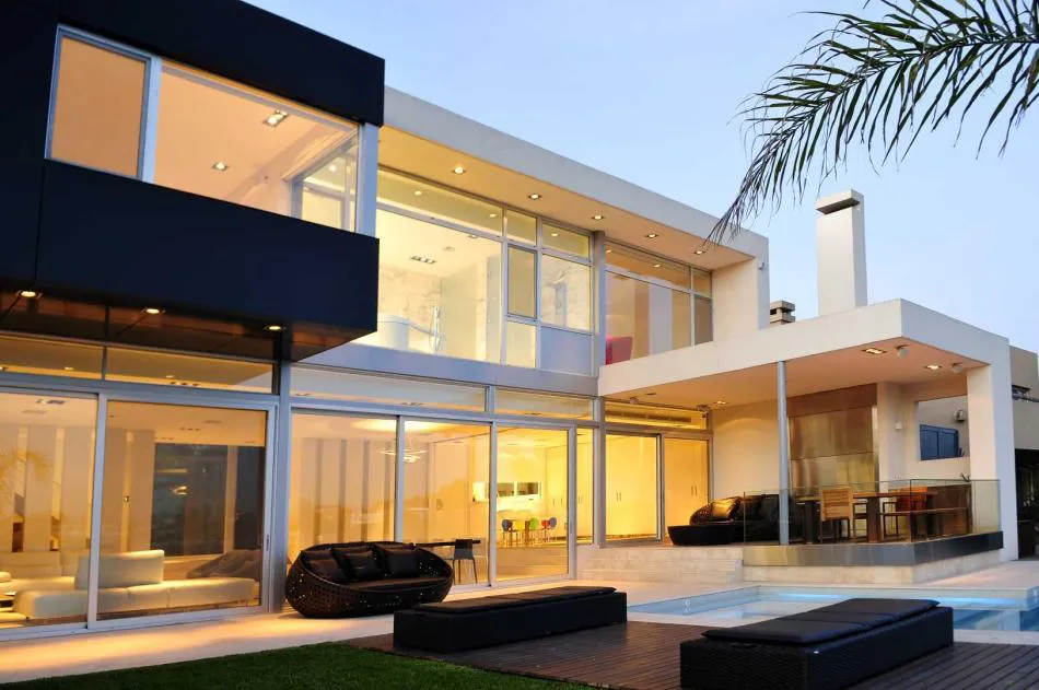 Una casa transparente