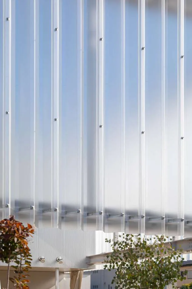 Una casa tráslucida