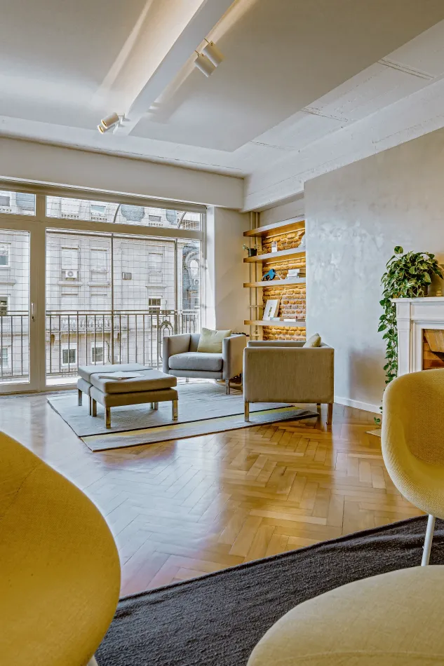 Una oficina de estilo