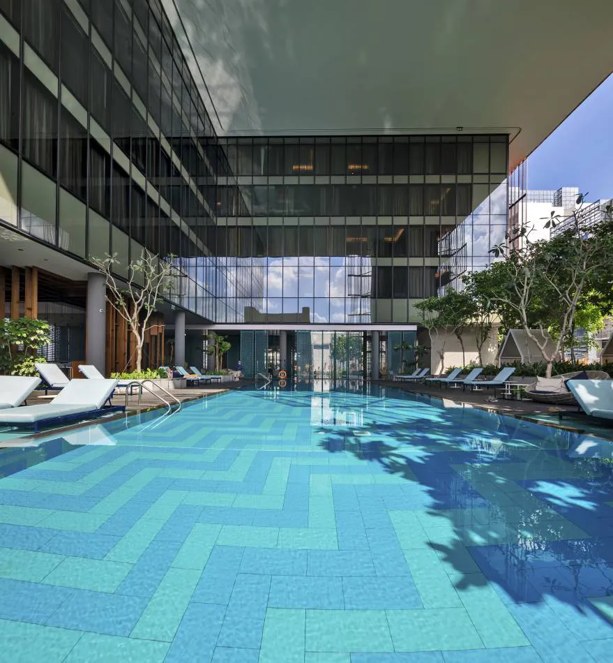 Un rascacielos tropical