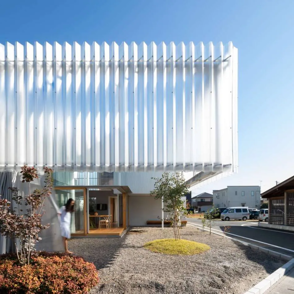 Una casa tráslucida