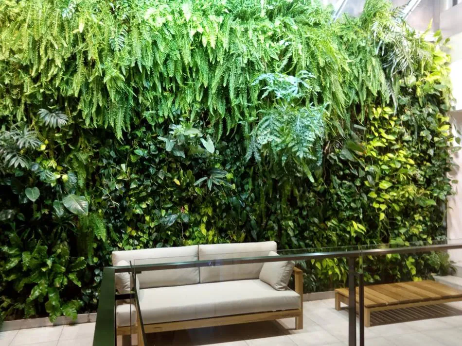 Jardines verticales: todo a favor