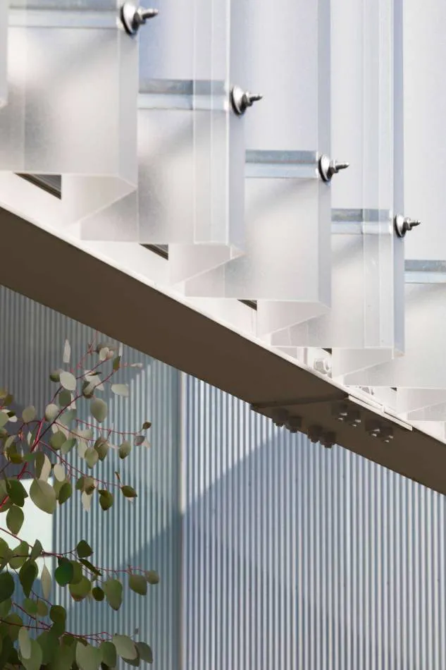 Una casa tráslucida