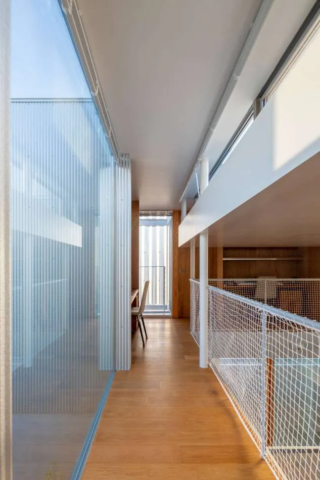 Una casa tráslucida