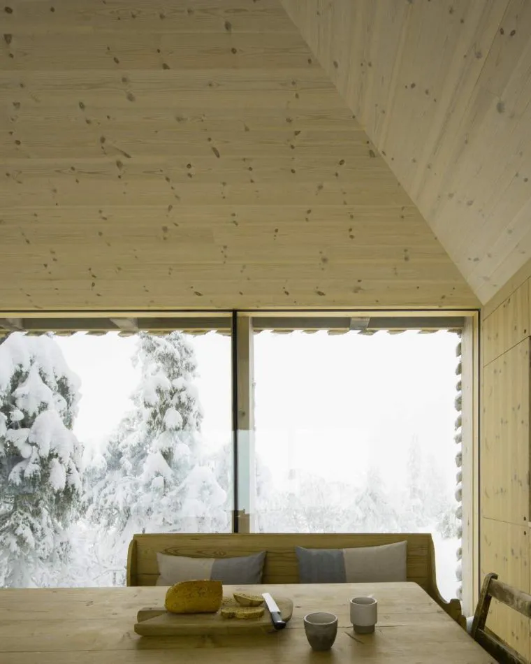 Una cabaña de montaña