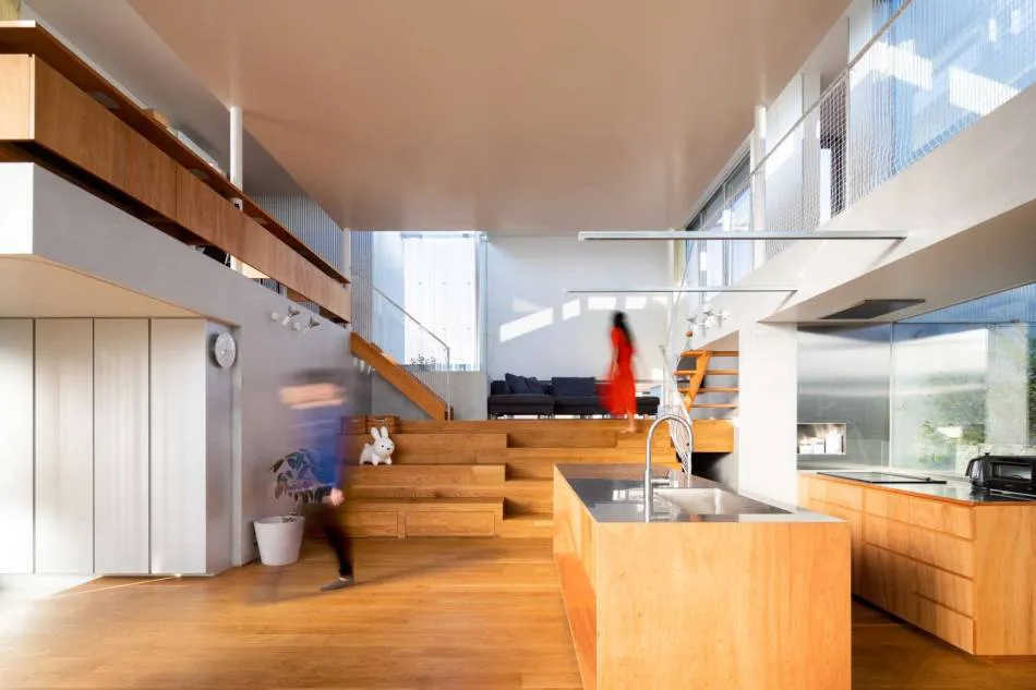 Una casa tráslucida