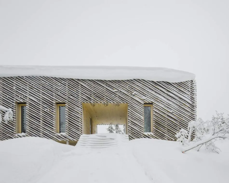 Una cabaña de montaña