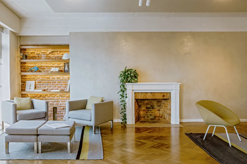 Una oficina de estilo