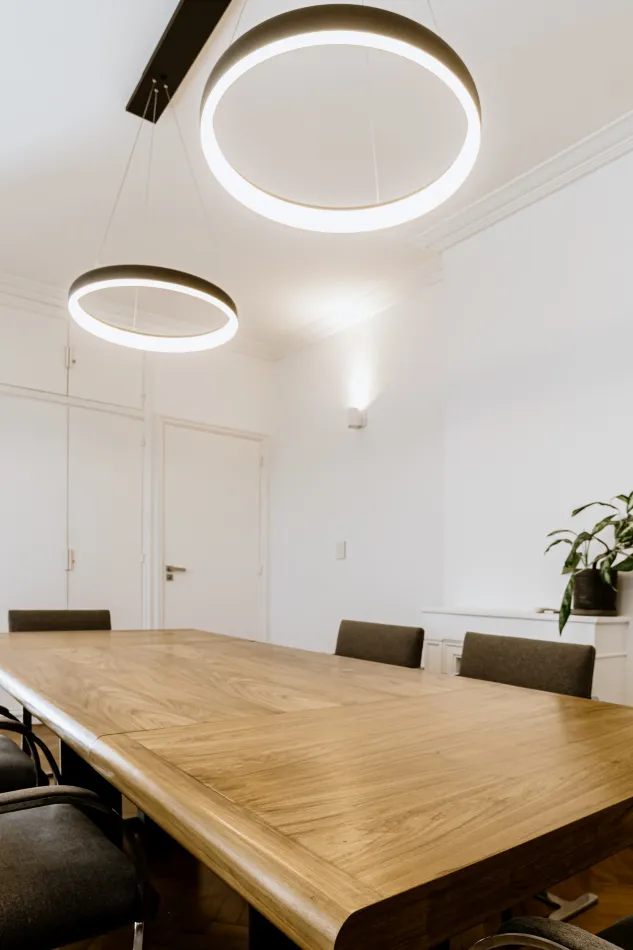 Una oficina de estilo