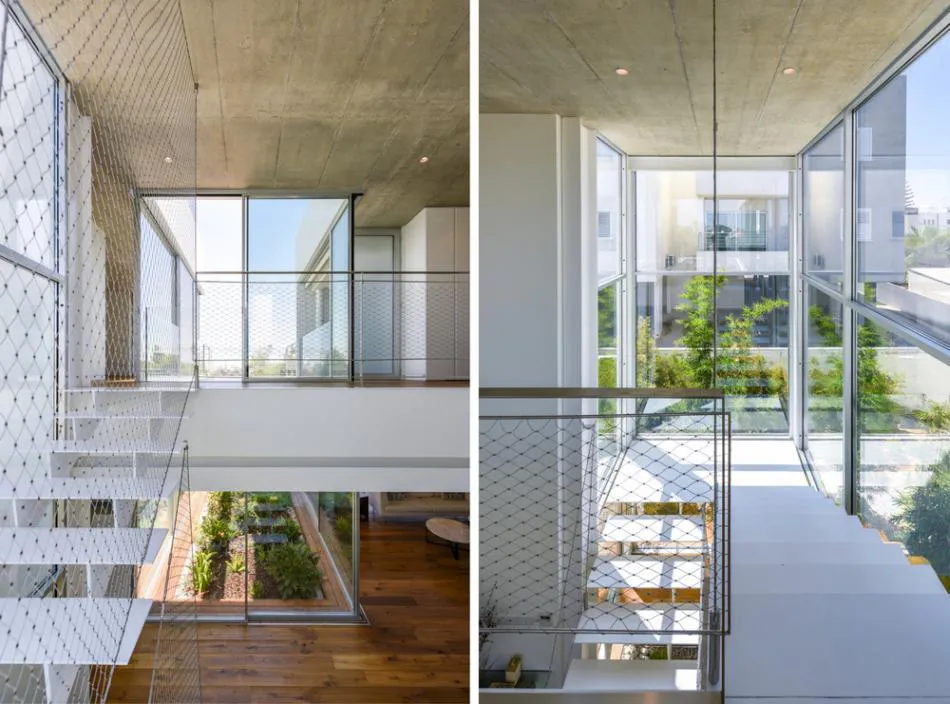 La casa del jardín en la ciudad