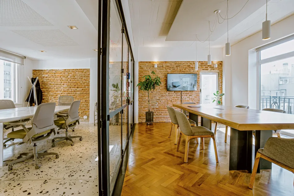 Una oficina de estilo