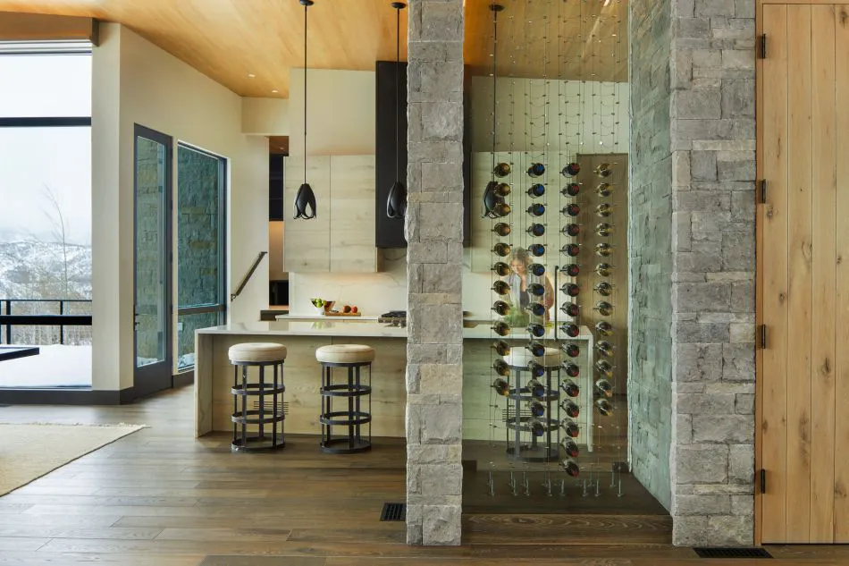 En una escena de montaña