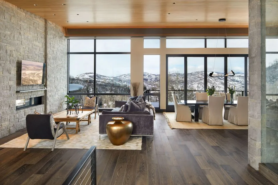 En una escena de montaña