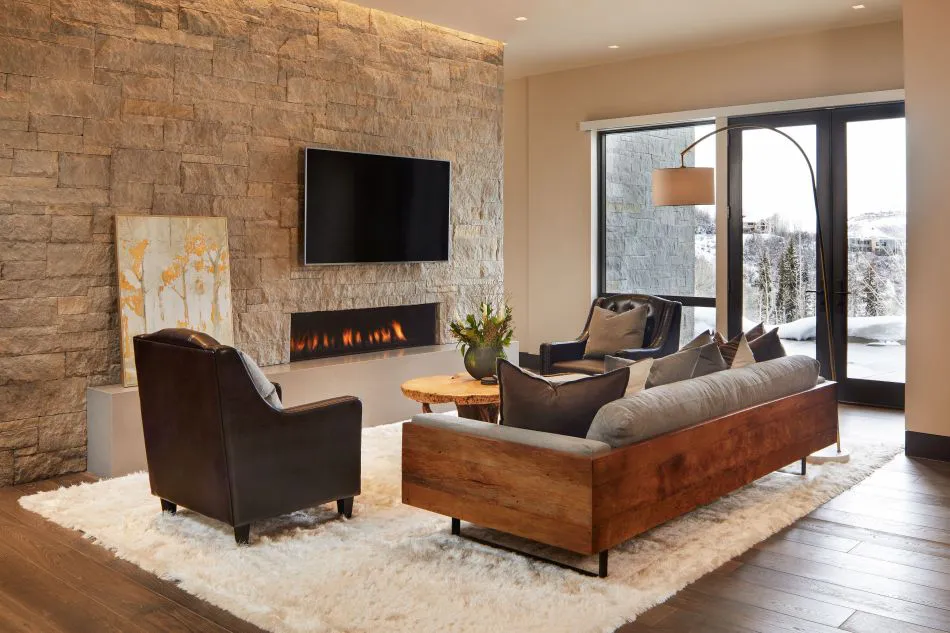 En una escena de montaña