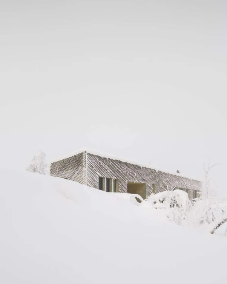 Una cabaña de montaña