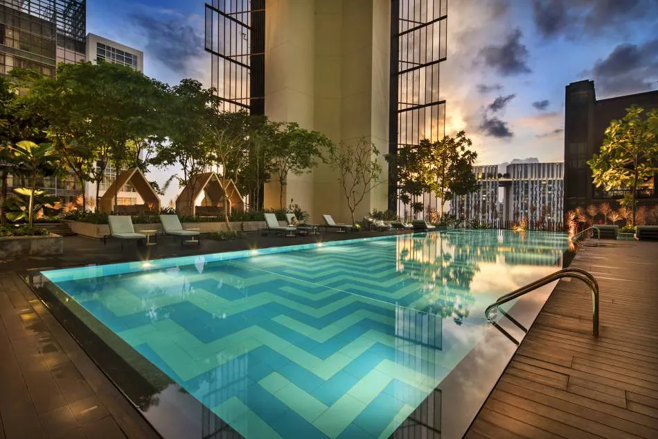 Un rascacielos tropical