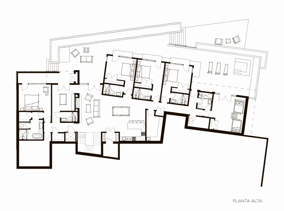 En una escena de montaña