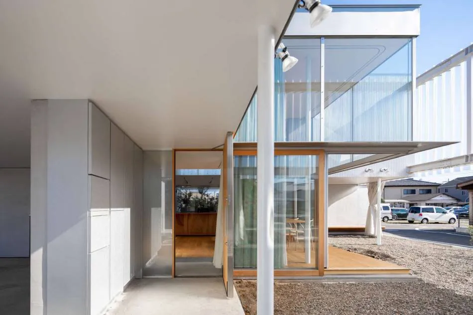 Una casa tráslucida