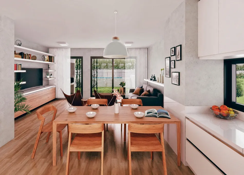 Primeras viviendas en cantera