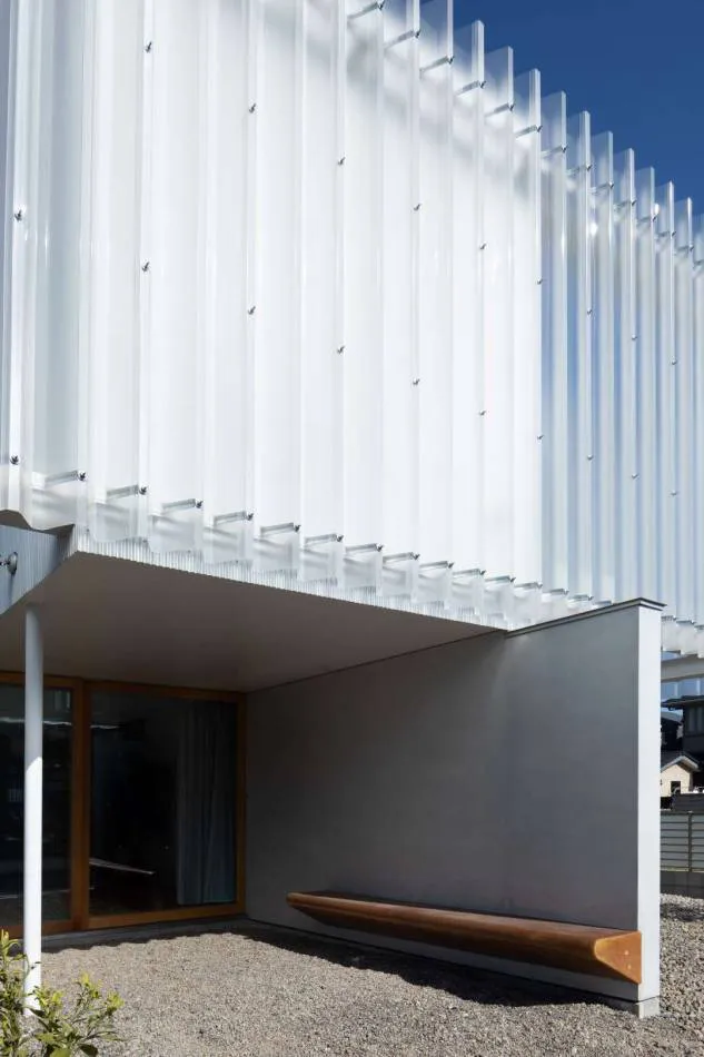 Una casa tráslucida