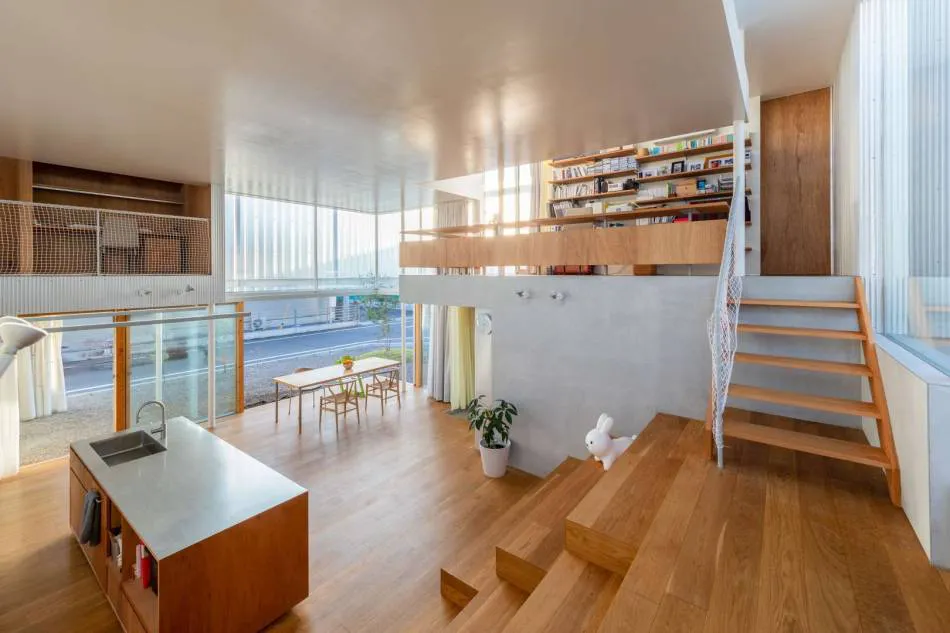 Una casa tráslucida