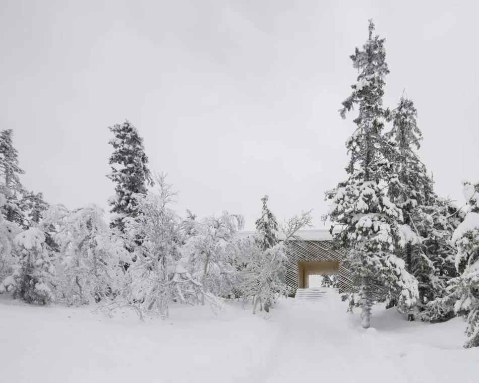 Una cabaña de montaña