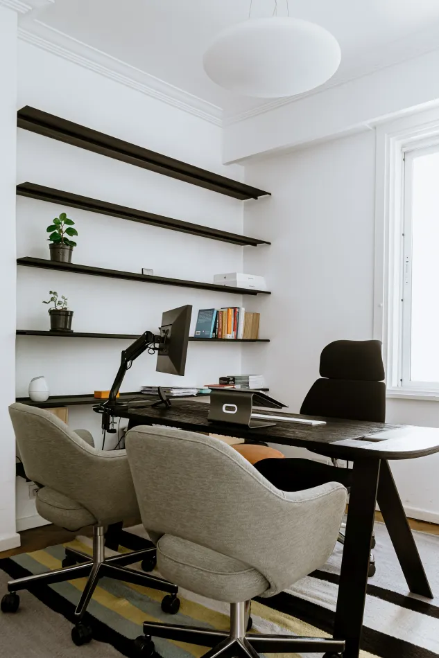 Una oficina de estilo