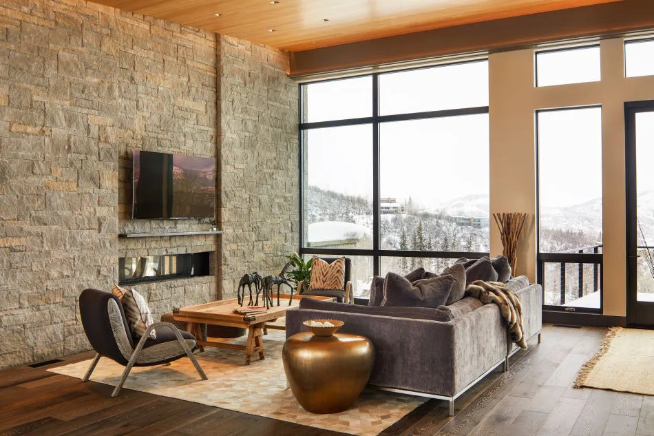 En una escena de montaña