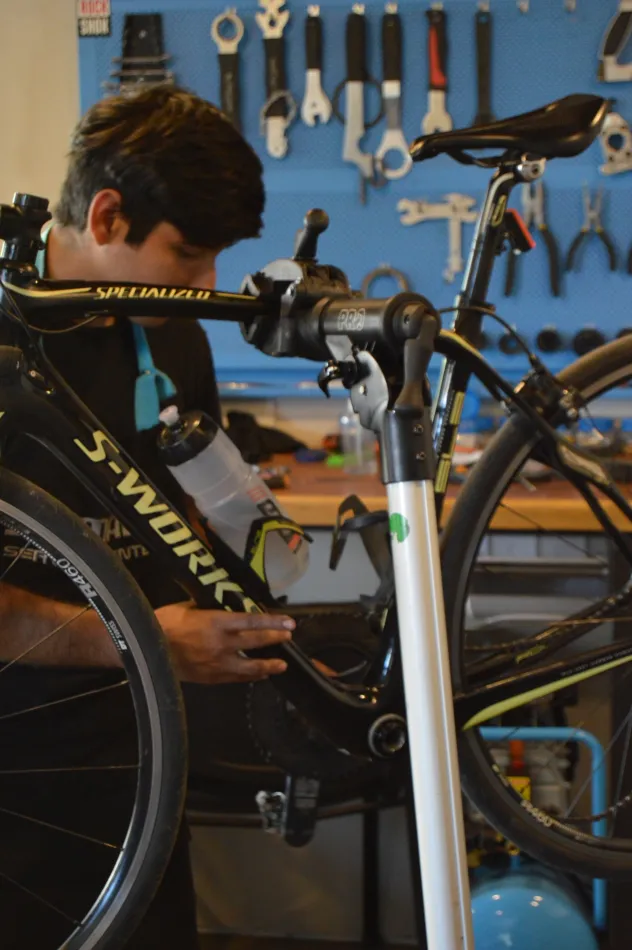 La estación para bicis