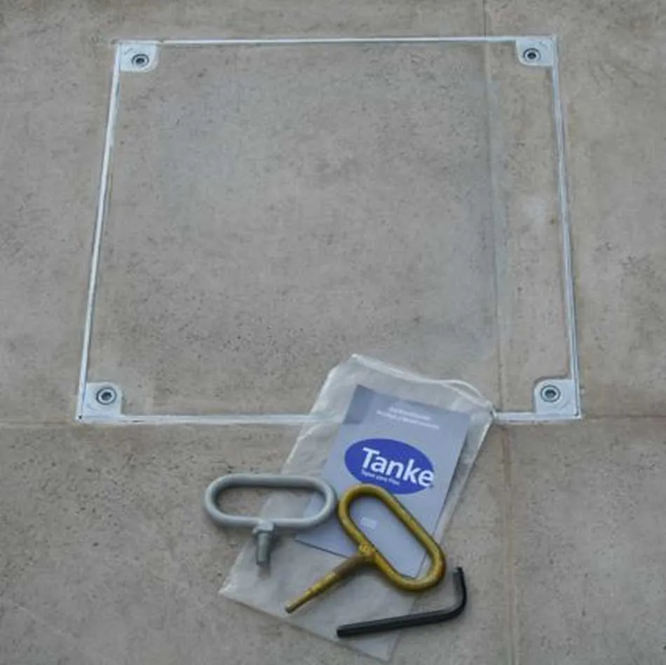 Tapas para cámaras sépticas