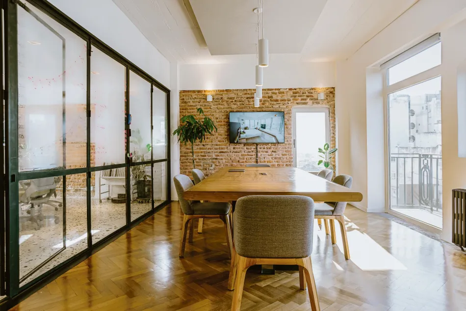 Una oficina de estilo