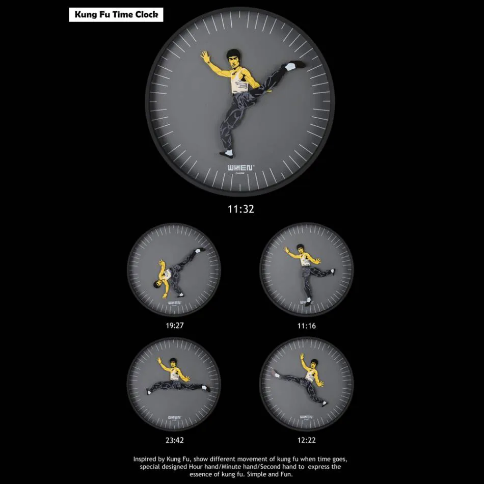 Kung Fu Clock