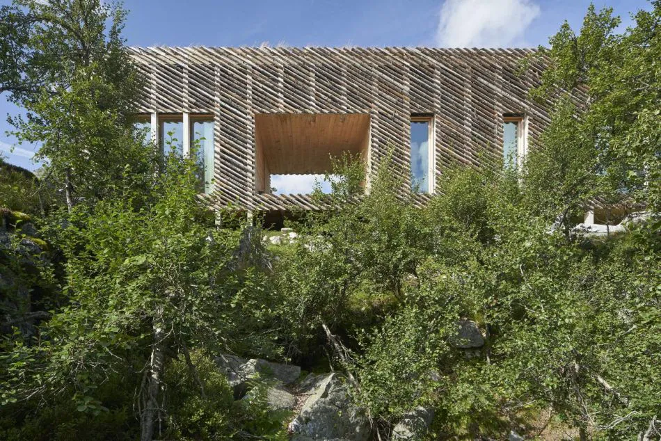 Una cabaña de montaña