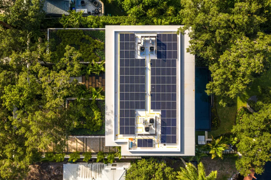 Una residencia sostenible frente al mar