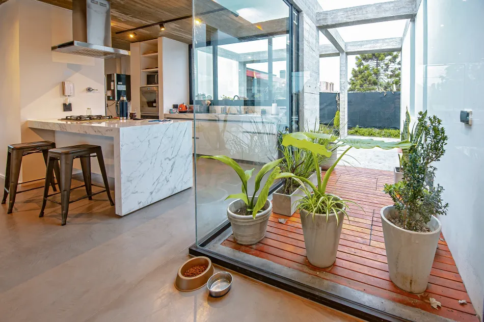 Mirando desde arriba