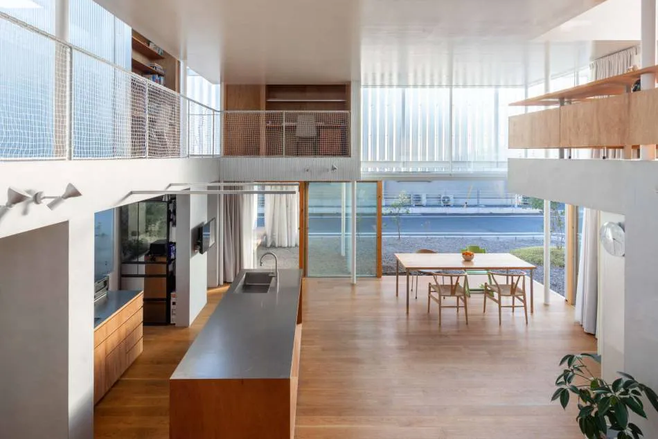 Una casa tráslucida