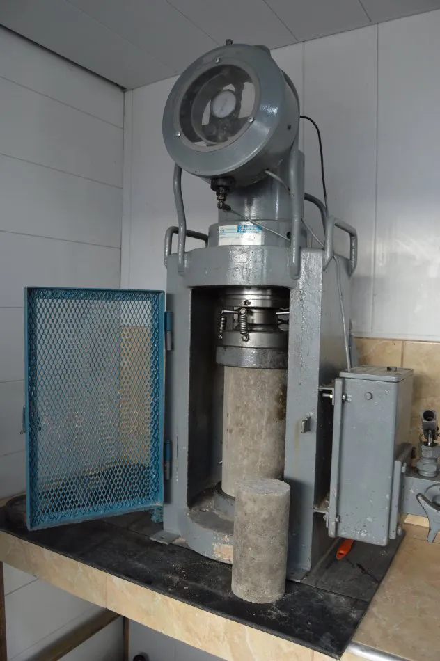 Hormigón en el laboratorio