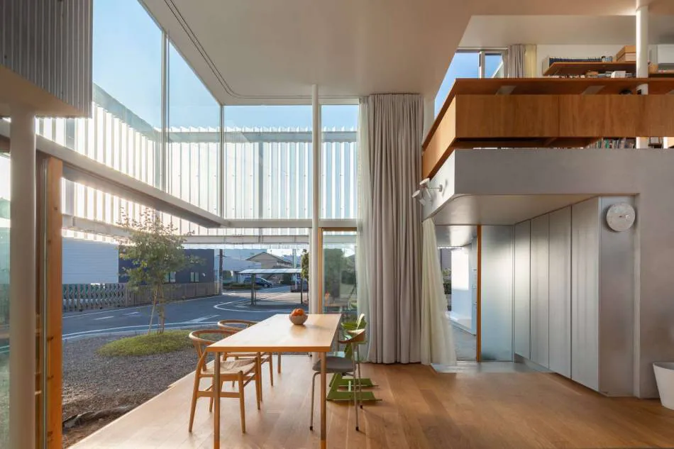 Una casa tráslucida