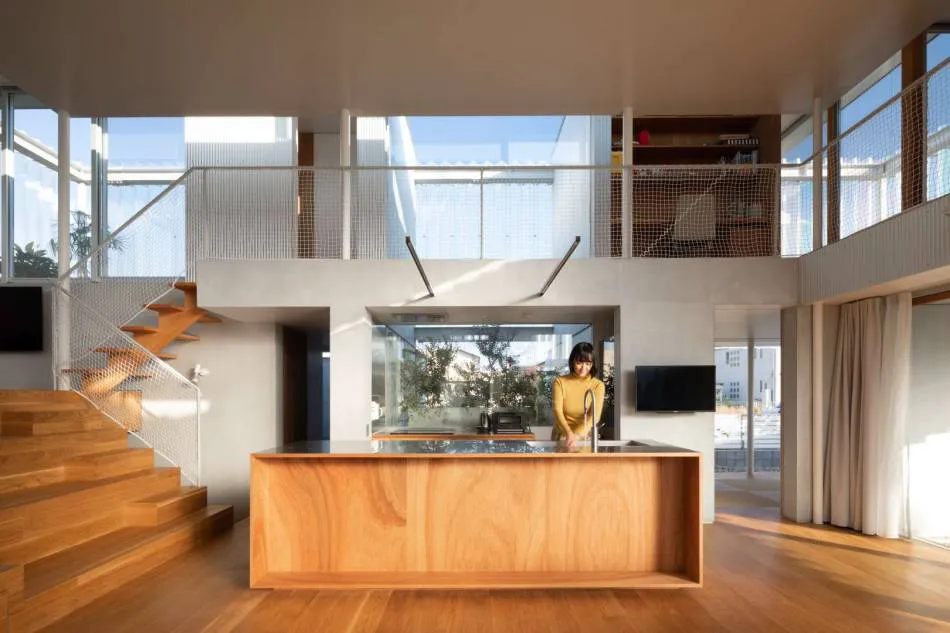 Una casa tráslucida