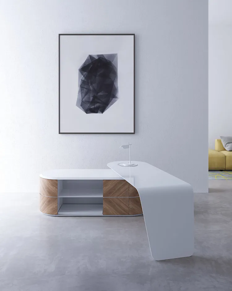 Un escritorio giratorio