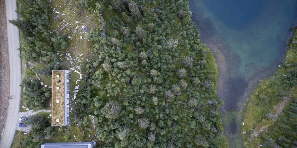 Una cabaña de montaña