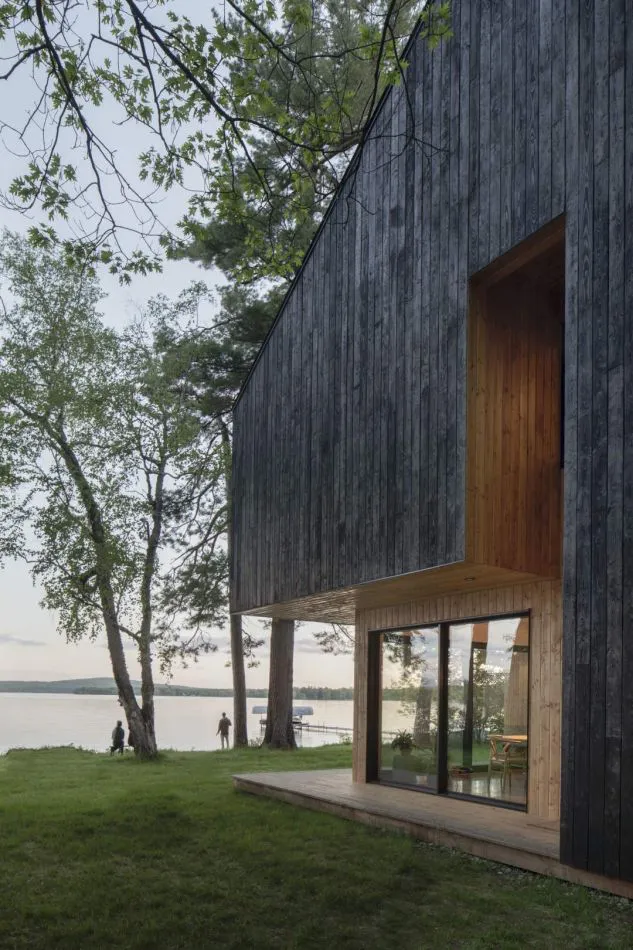 Cabaña junto al lago