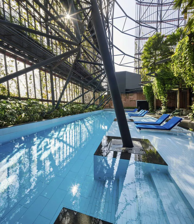 Un rascacielos tropical