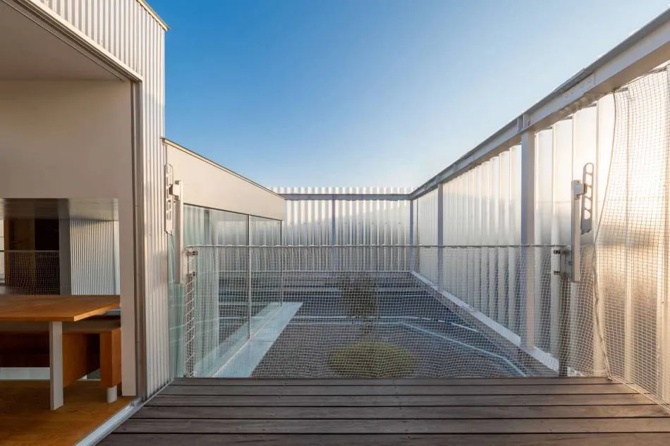 Una casa tráslucida